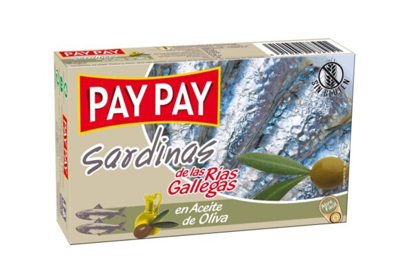 SARDINAS EN ACEITE DE OLIVA 120 GR