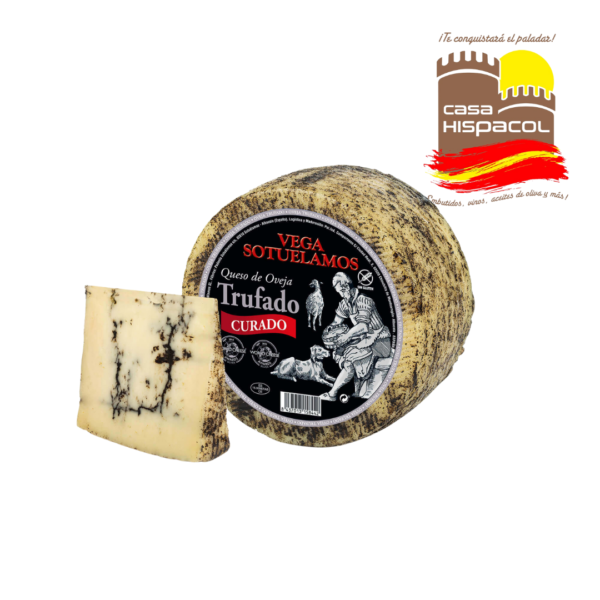 Queso de Oveja con Trufa Negra cuña de (130-140 Gr aprox)