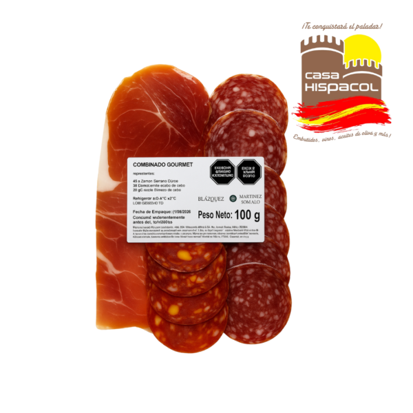 Surtido Durock (jamón, chorizo y salchichón)   100g